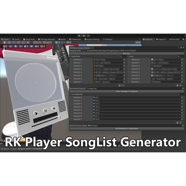 Song List Generator for RK Player