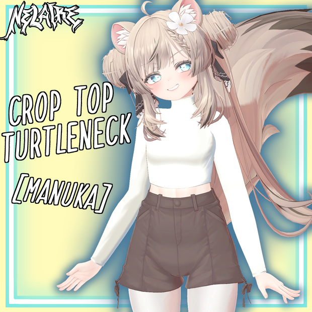 Crop top Turtleneck for Manuka/マヌカ