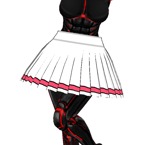 3D Pleated Skirt with rig 