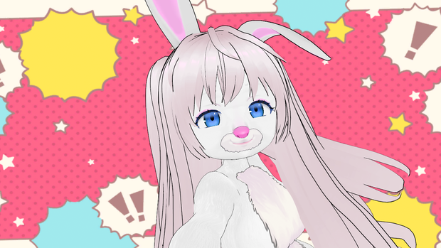 Female AnthroBunny VRM model