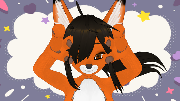 Female AnthroFox VRM model