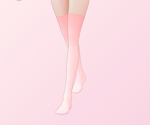 MilkTea Socks for VRoid - 12 color pack - battynator-store - BOOTH