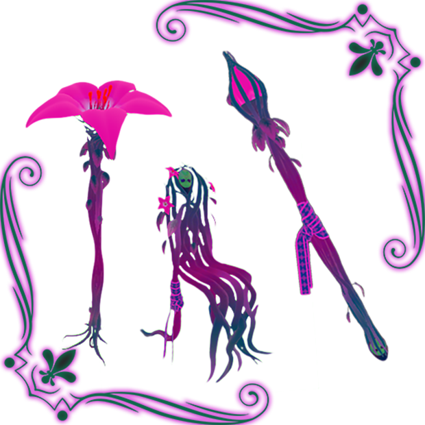 Dryad Dance staff / ドリアードダンススタッフ