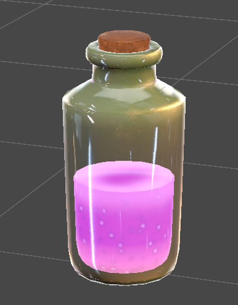 紫ポーション / Potion Bottle - Purple