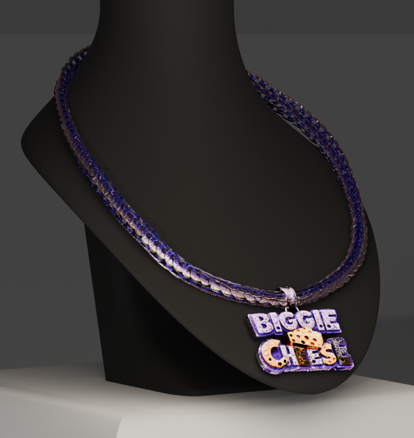 Biggie Cheese Pendant And Chain (RIGGED) (50% OFF)