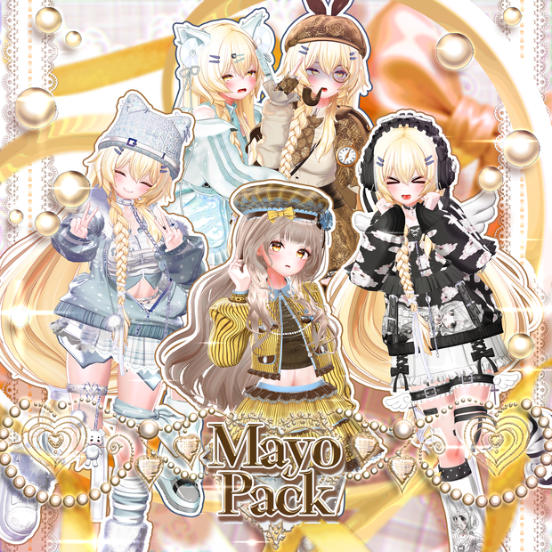 ✨ 40% セール中 ✨ Mayo - 『まよ』 衣装 Pack 🐈