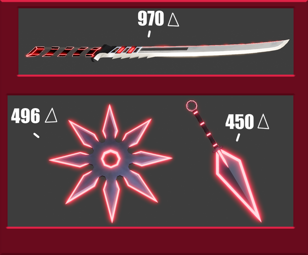 3 Weapons pack
