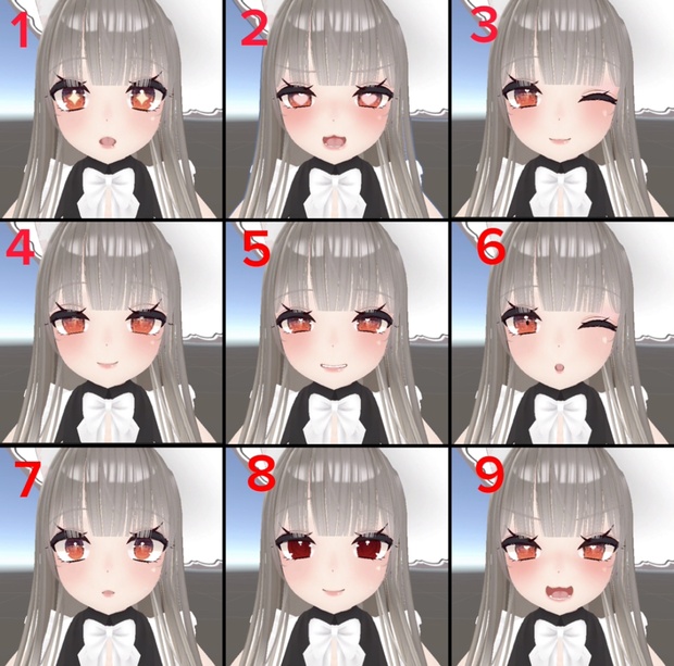 Free 表情アニメーション[Maya]