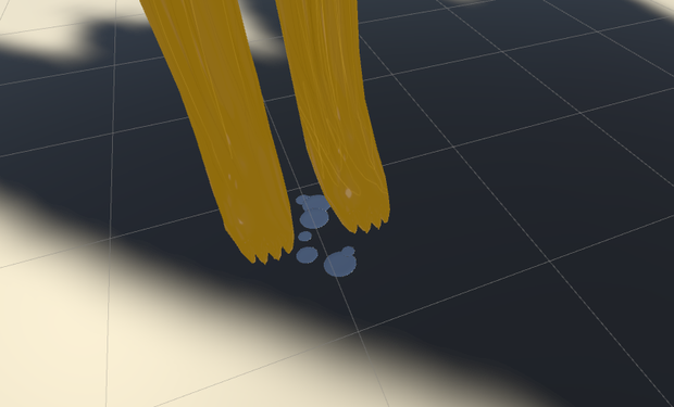 滴る水(VRChat想定)