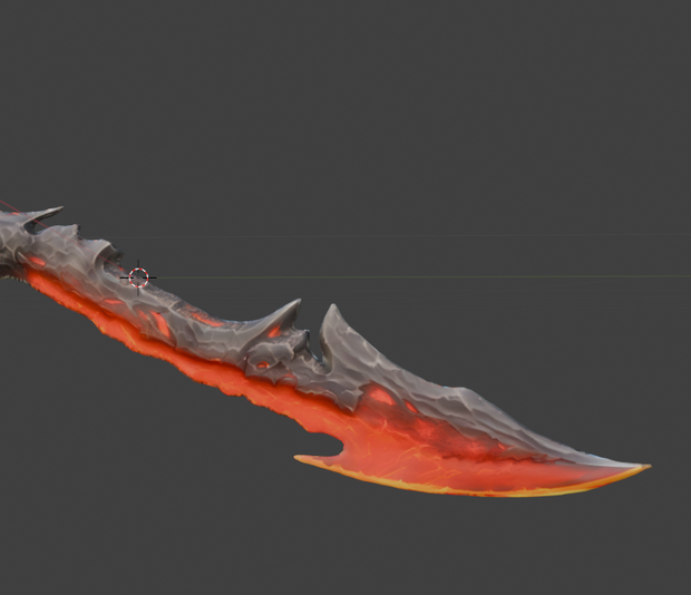 【無料配布中】インフェルノブレイド（オリジナル3Dモデル）VRChat