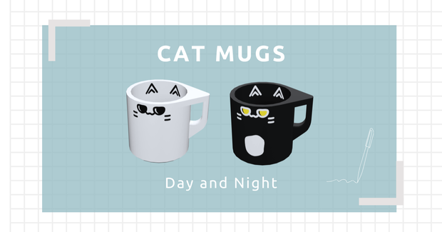 ねこのマグカップ - CAT MUGS