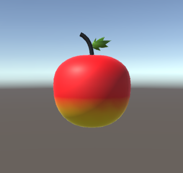 リンゴ【3D素材】