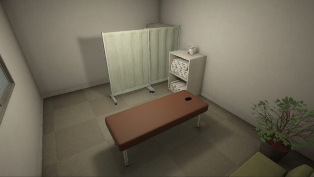 【3D 背景】マッサージ店【Unity UniversalRP用】