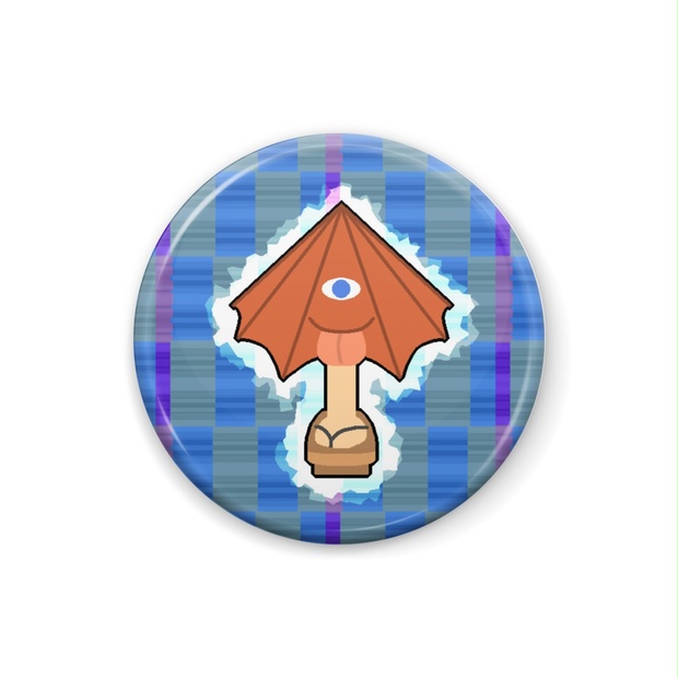 からかさお化けの缶バッジ Karakasa Obake Can Badge K45mm Store Booth