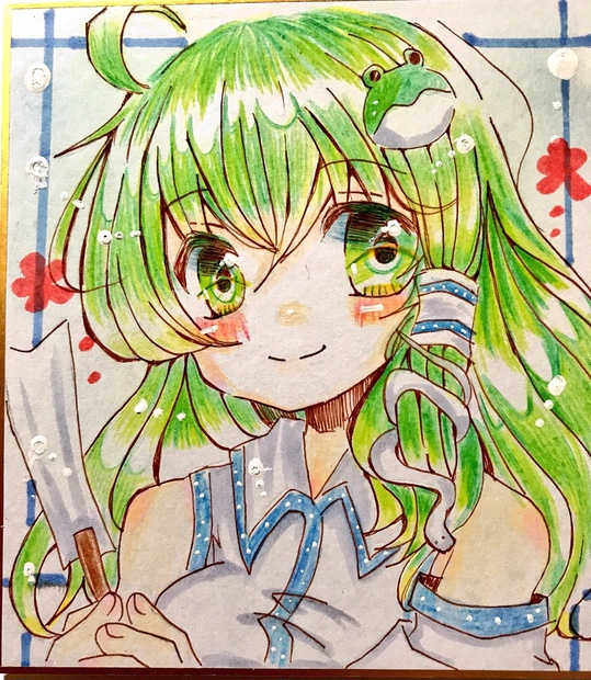 GUMI 手描きイラスト - イラスト