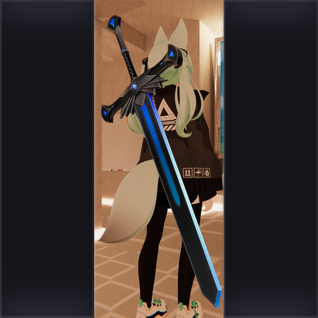 【3Dモデル】大剣・Tenebris Arcanum【VRChat向け】