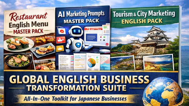 【完全版】グローバル英語ビジネス変革スイート 全パック – インバウンド英語マーケティングの究極ツールセット！