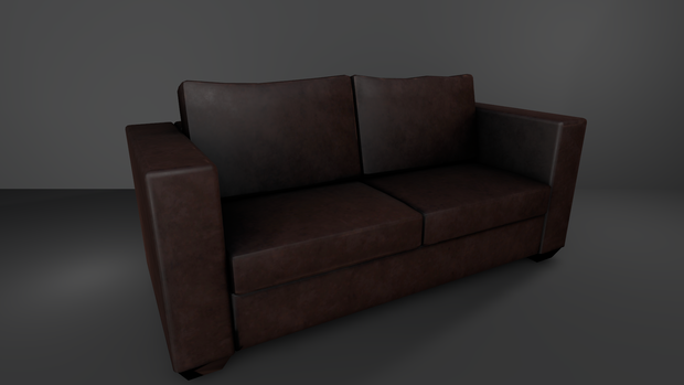 [FREE] Leather sofa/couch