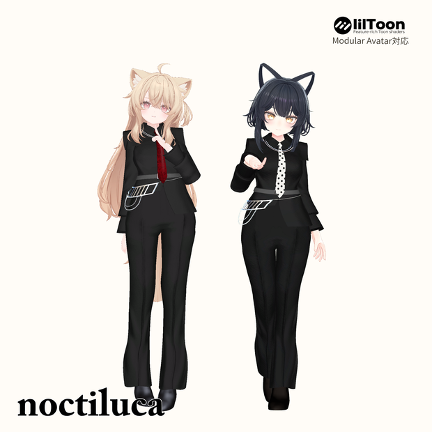 【7アバター対応】 noctiluca -フォーマル・クラシックスタイル-