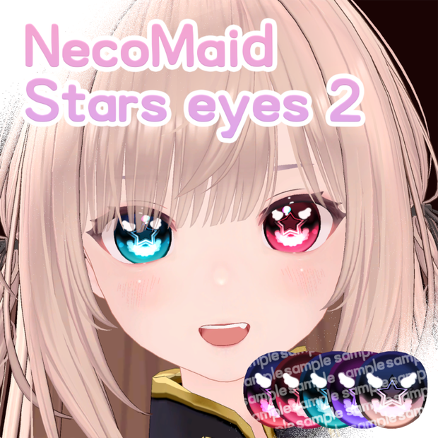 NecoMaid  Stars eyes 2