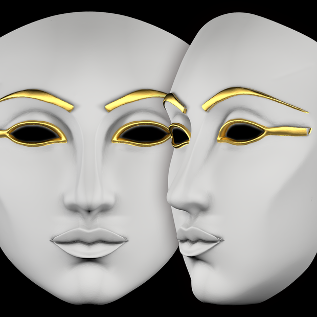Egyptian Mask エジプトの仮面 印刷可能