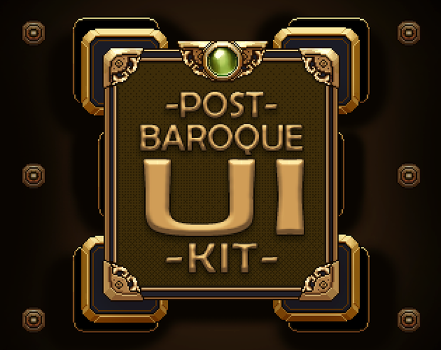後期バロック風 UI/GUI キット - Post-Baroque UI/GUI Kit