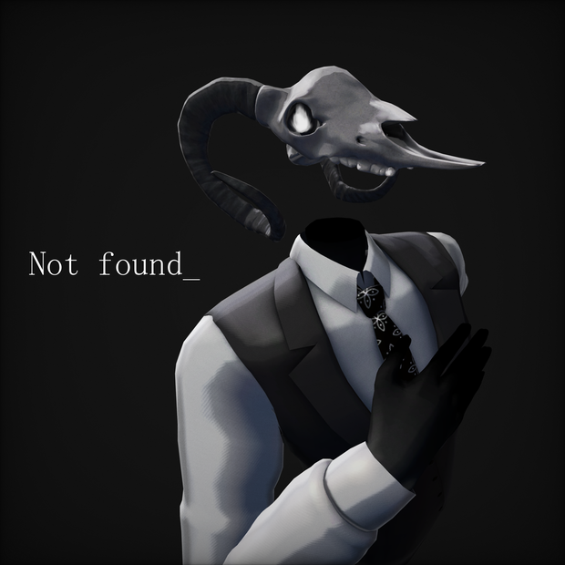 オリジナル３Dモデル　　Not found_