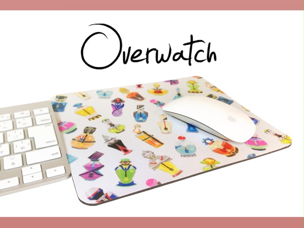 Overwatch Ownail マウスパッド キンクマ屋 Booth