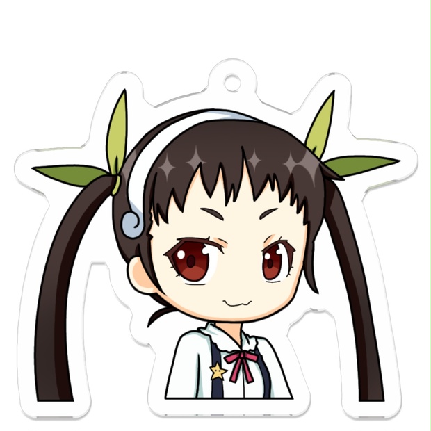 八九寺 真宵 アクリルキーホルダー 50 x 50mm - Lemontea Project - BOOTH