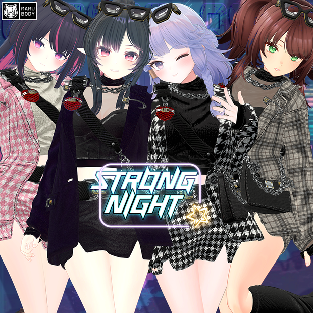 まるぼでぃ対応【StrongNight】テーラージャケットセット MARUBODY対応