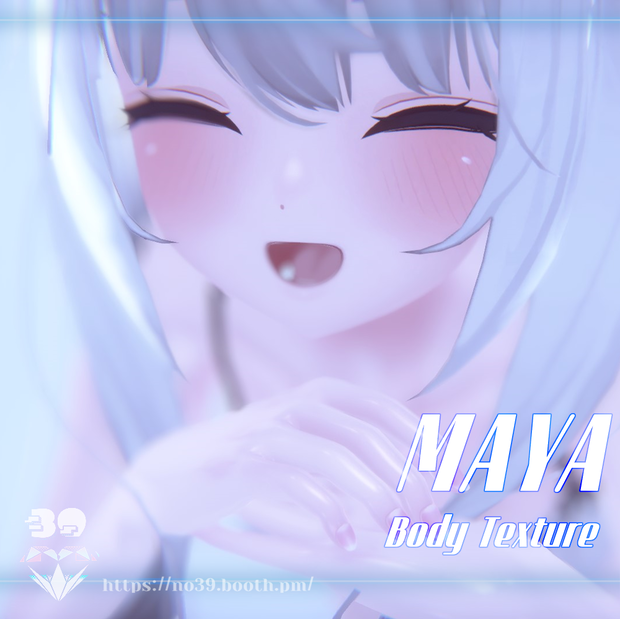 【MAYA専用】Body Texture Real skin+Material[HD-PSD]♥