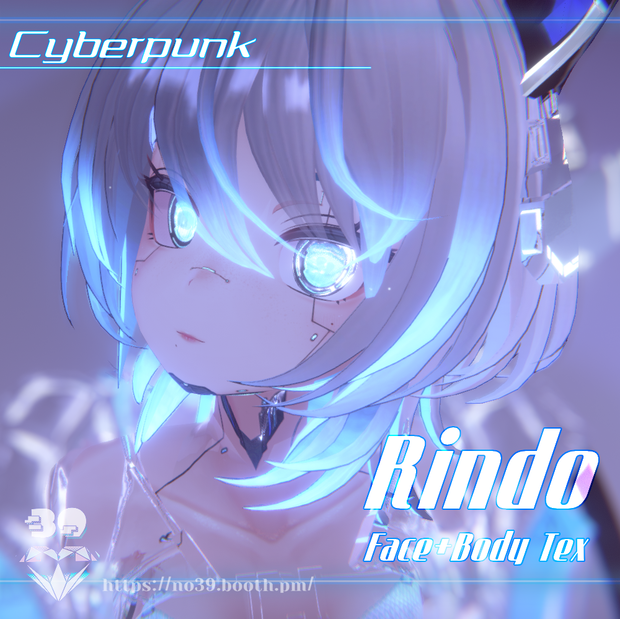 【Rindo専用】Cyberpunk-Eyes+Makeup+Body Tex[HD-PSD]♥