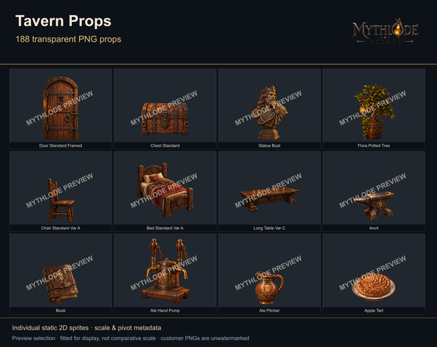MYTHLODE Tavern Prop Pack