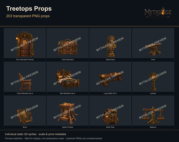 MYTHLODE Treetops Prop Pack