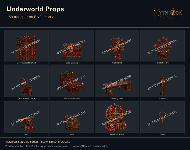 MYTHLODE Underworld Prop Pack
