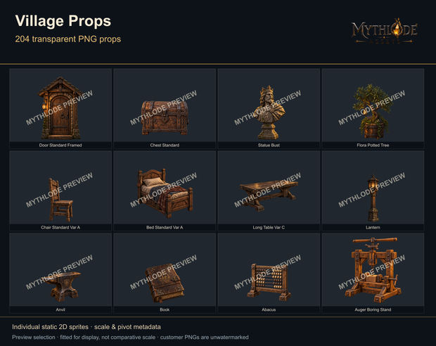 MYTHLODE Village Prop Pack