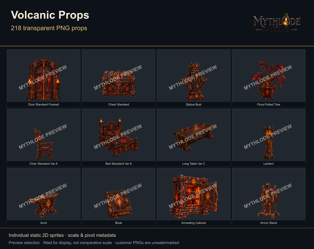 MYTHLODE Volcanic Prop Pack