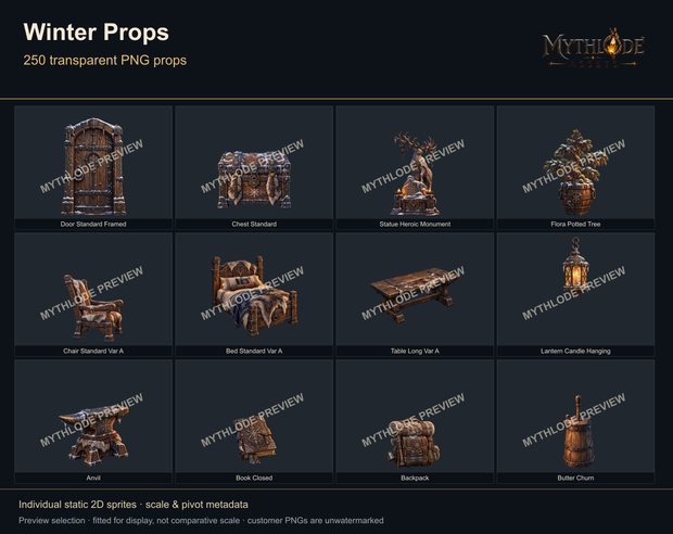 MYTHLODE Winter Prop Pack
