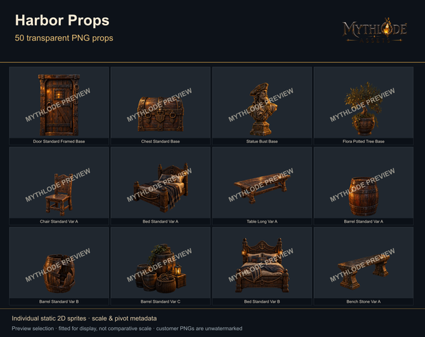 MYTHLODE Harbor Prop Pack