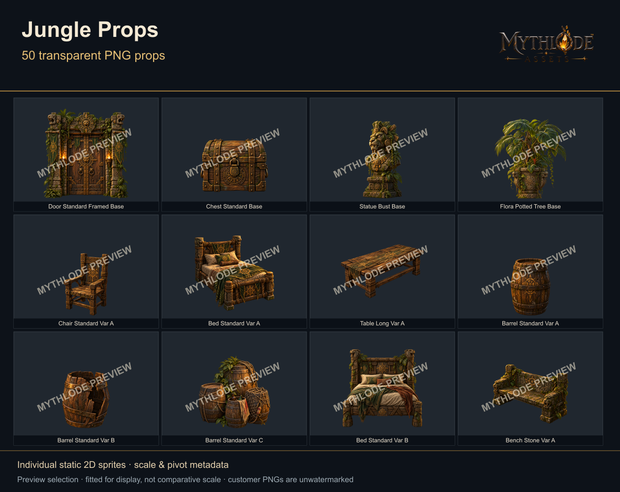 MYTHLODE Jungle Prop Pack