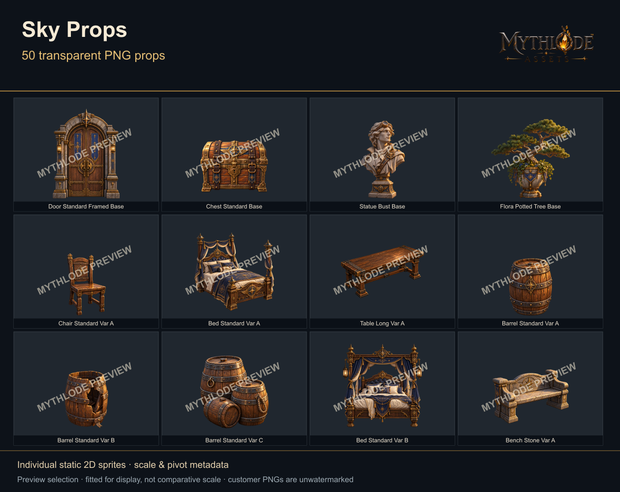 MYTHLODE Sky Prop Pack