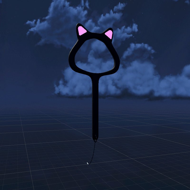 【VRChat と にゃんこ探検隊想定】たんけんセットの虫眼鏡