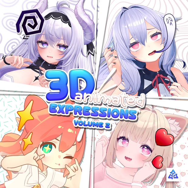 3D Animated Expressions - Volume 2