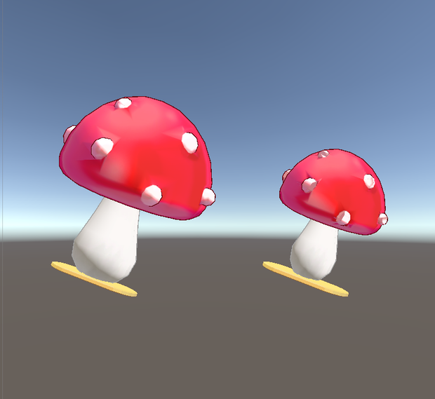 Mushroom Hair Pin / 됴잉됴잉 버섯 핀 (liltoon/VRC/VRM)