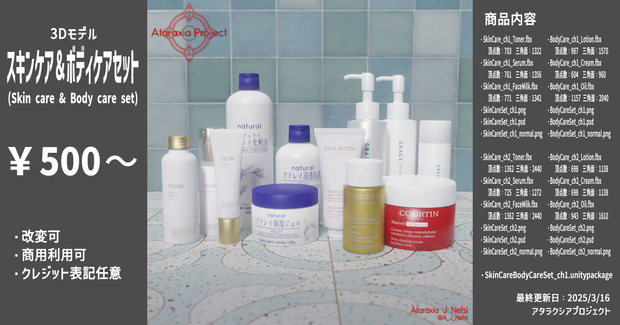 スキンケア＆ボディケアセット / Skin care & Body care set