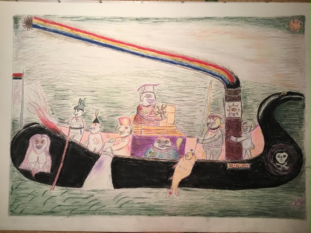 jazzman様　ゾンネンシュターン　絵画 jazzman様 ゾンネンシュターン 絵画 ゾンネンシュターン 1971年制作, F