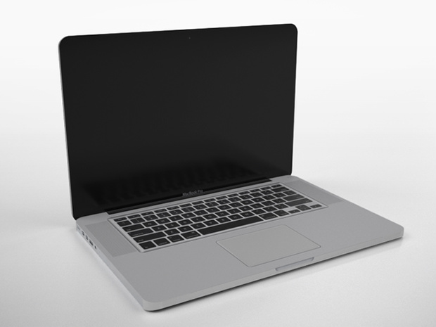 3D モデルデータ　mac book pro free