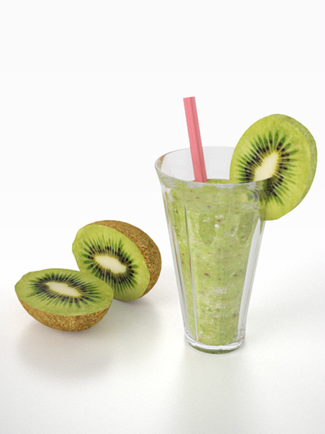 3D モデルデータ　kiwi_fruits01