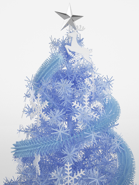 3D モデルデータ　Xmas_tree05