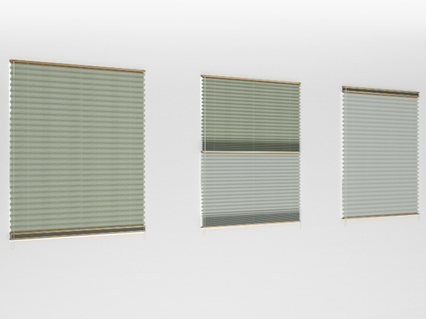 3D モデルデータ　pleats screen01